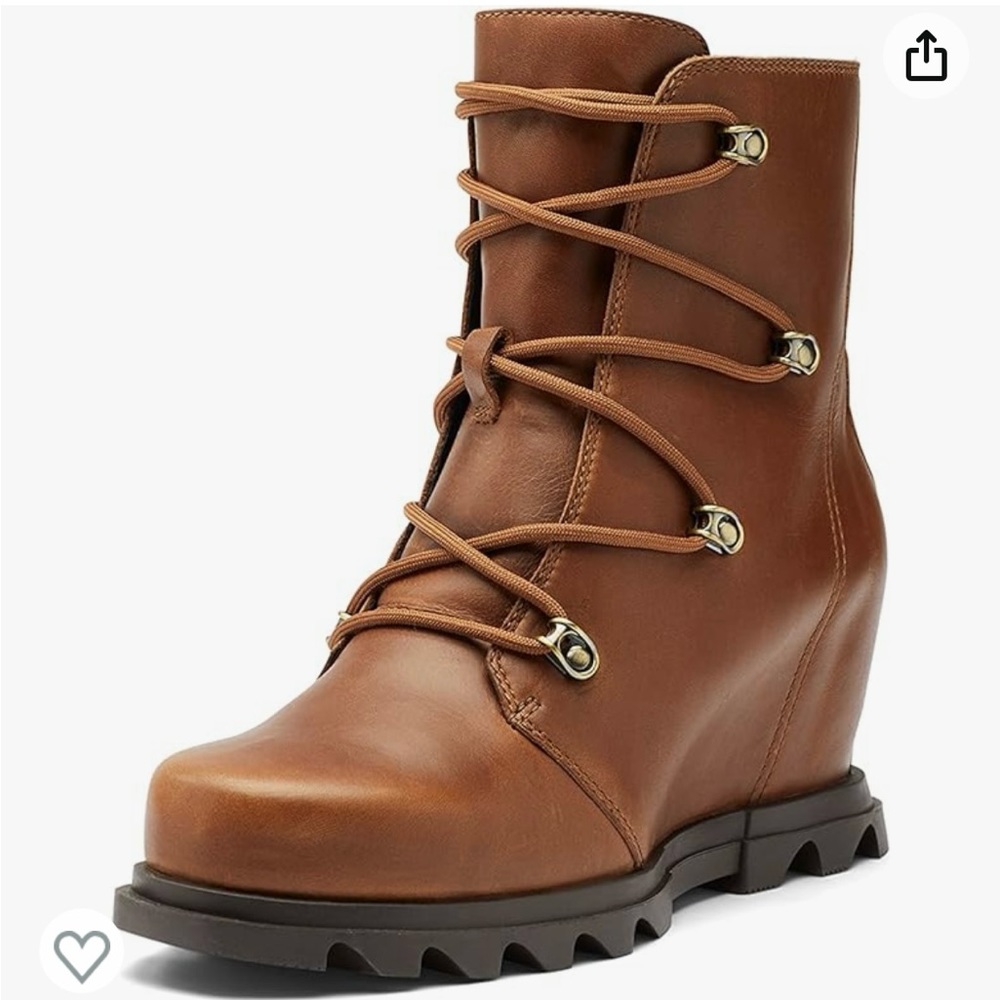 B/N Sorel Women's Joan of Arctic Wedge III Lace Boot — Waterproof Wedge size 7